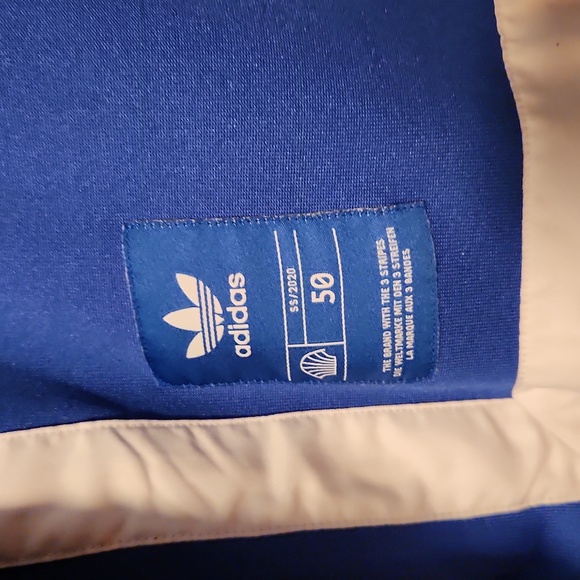 Adidas Men’s Originals Superstar Warm-Up Track Jacket - Blue/White - Siz… - Picture 3 of 5